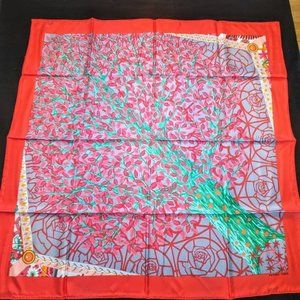 Hermes “Axis Mundi (detail)” Silk Scarf